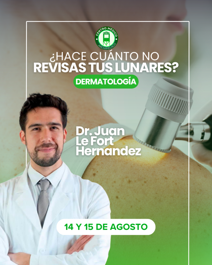 ¿Hace cuánto no revisas tus lunares o manchas en la piel?